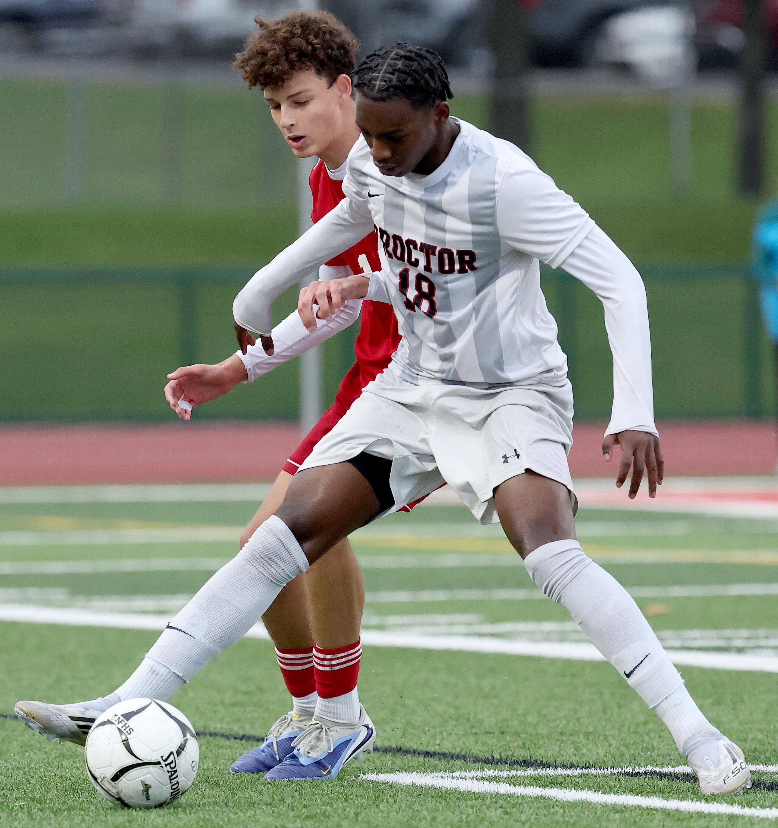 Junior’s 1st hat-trick powers Baldwinsville boys soccer to Class AAA ...