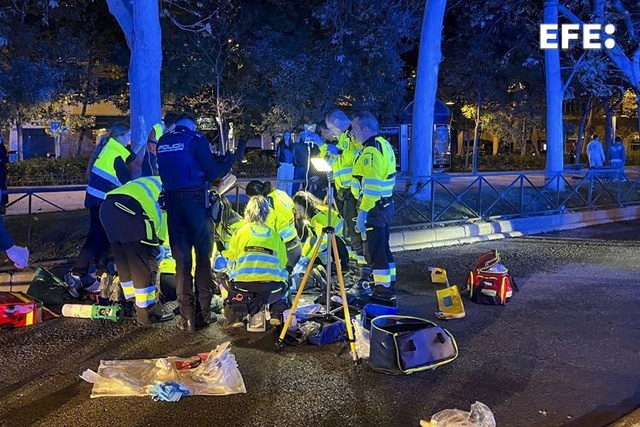 Un taxi atropella a un joven en el Paseo de la Castellana y lo deja ...