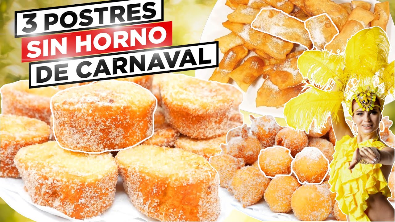 Postres de Carnaval Sin Horno – Fáciles y Ricos