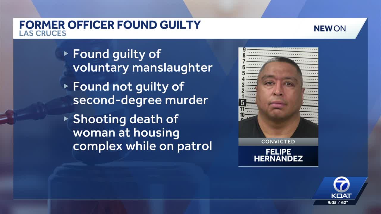 Former Las Cruces police officer convicted for 2023 shooting