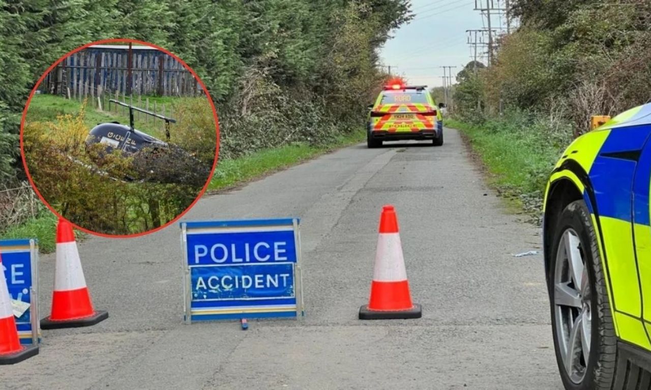 Helicóptero se desploma y mata a un hombre de 70 años, hay más de tres ...