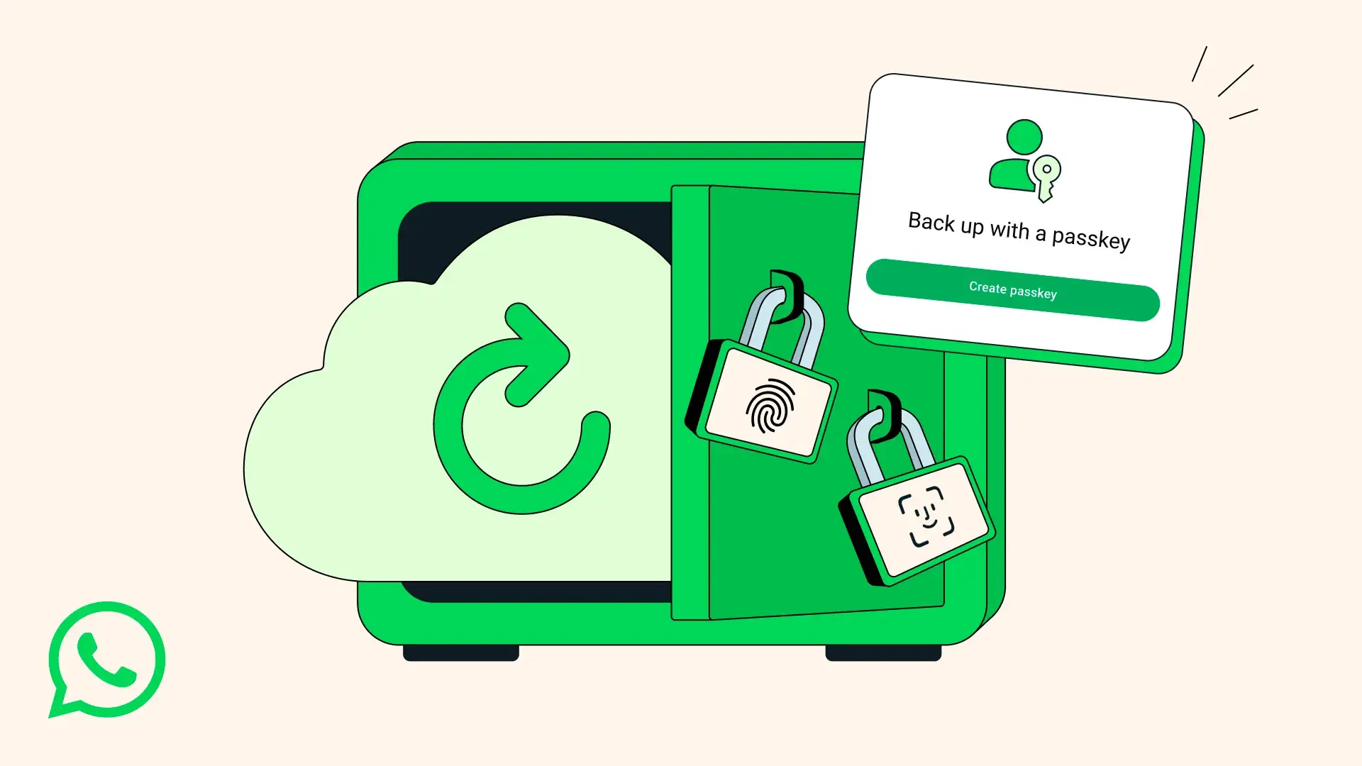 WhatsApp Is Rolling Out Passkey Support for Encrypted Backups