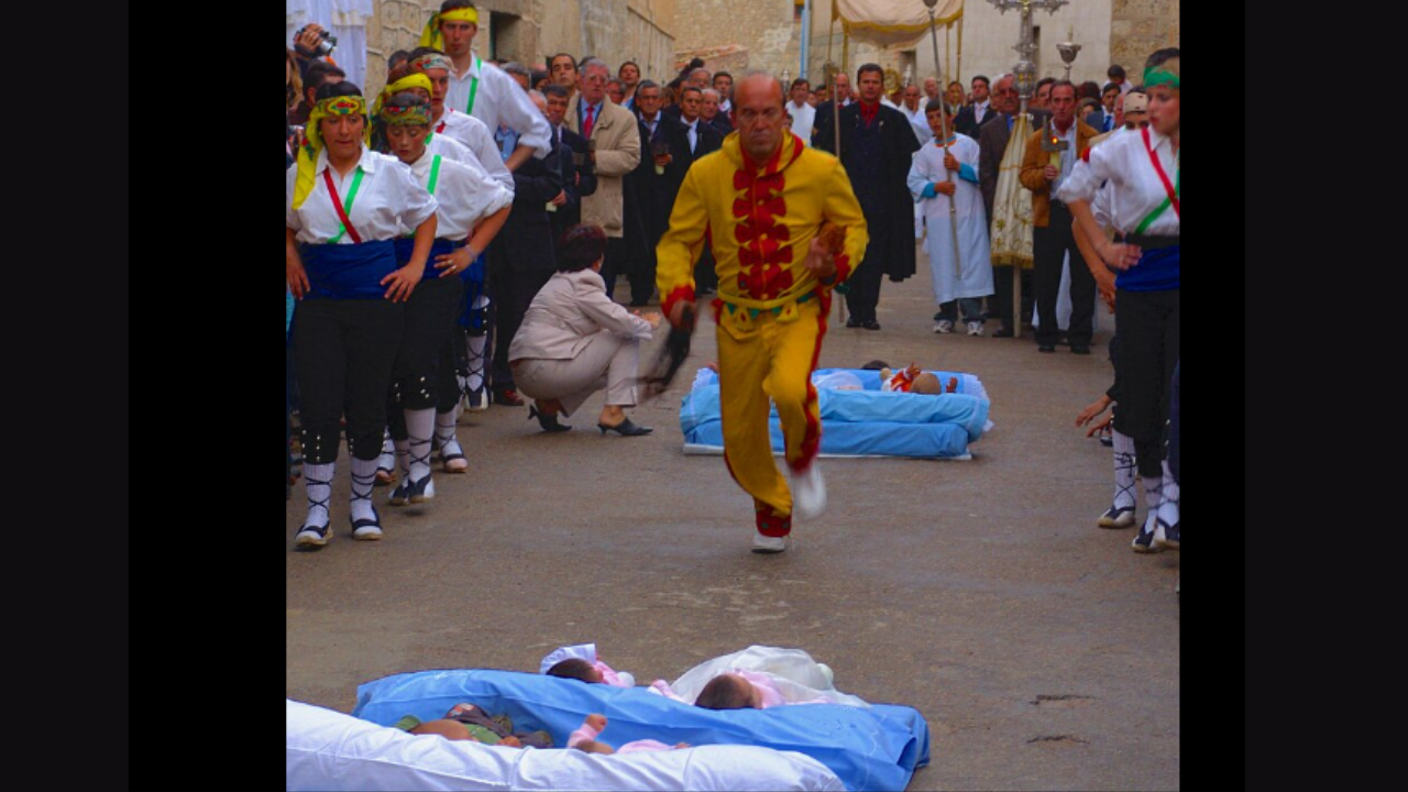 Why men still jump over babies every year in this 400-year-old Spanish ...