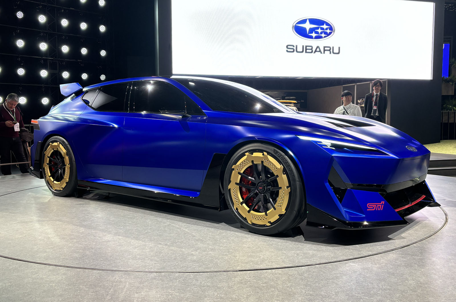 Subaru previews EV performance plans with fearsome STI concept