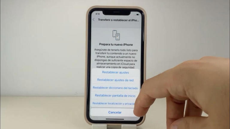 Cómo restablecer los ajustes de tu iPhone paso a paso