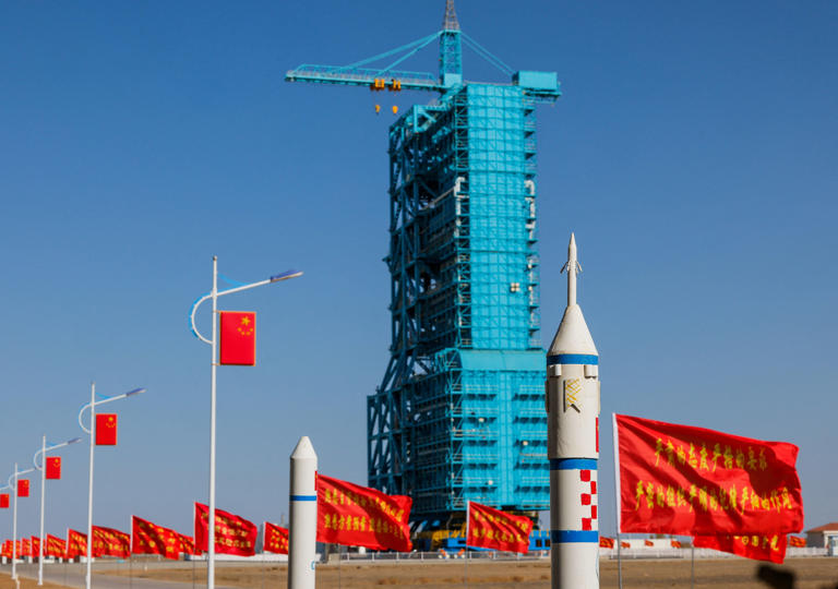 China sends 3 taikonauts, first live mammals ever, to its space station
