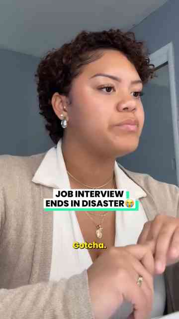 Job interview ends in disaster