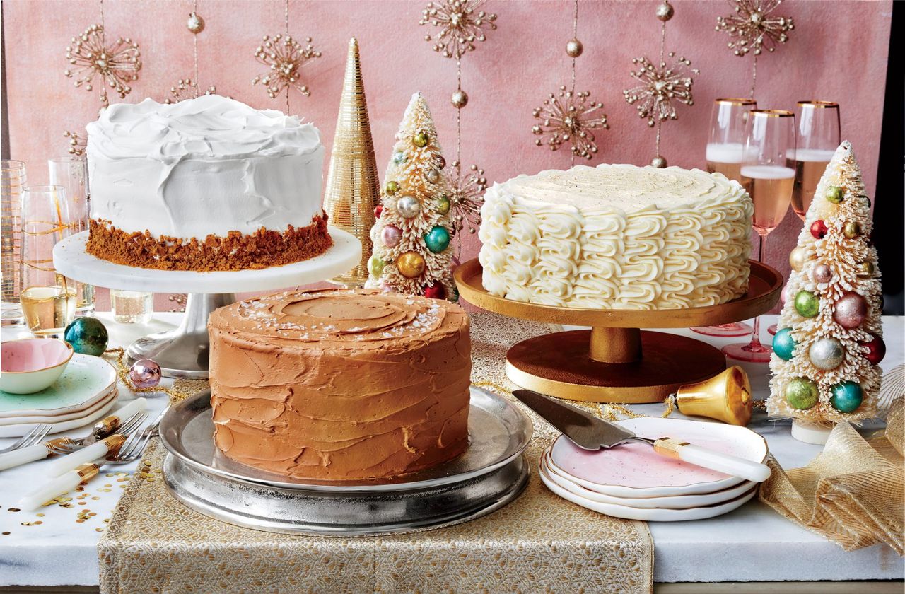 Gingerbread Latte Cake with Vanilla Whipped Cream Frosting