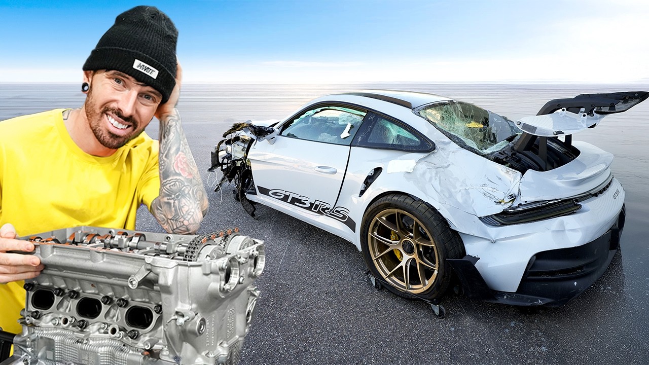 Can I Really Save This Wrecked & Flooded Porsche 911 GT3RS?