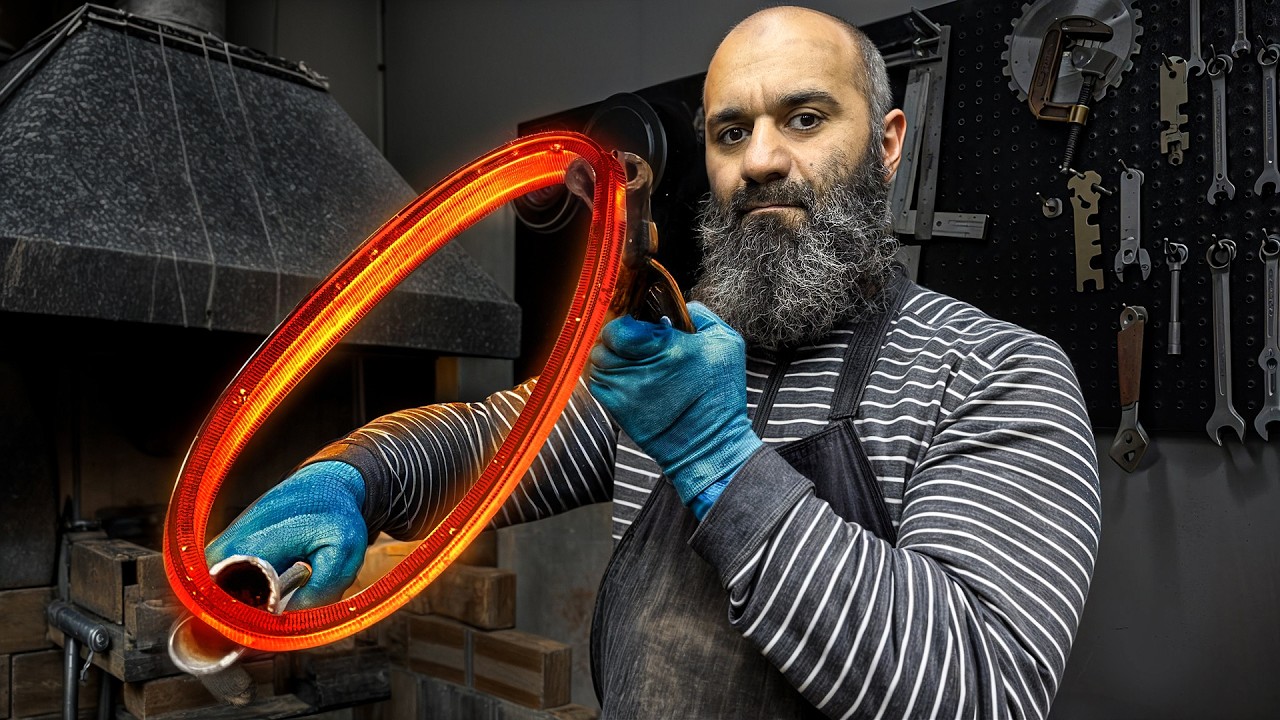 From Scrap to Masterpiece; Forging a Knife from Gearbox Steel & Antler ...