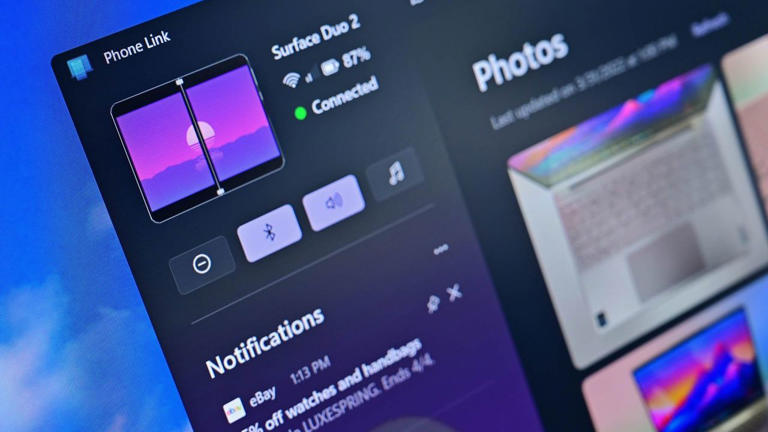 Microsoft tests new Phone Link features in Windows 11 Start menu