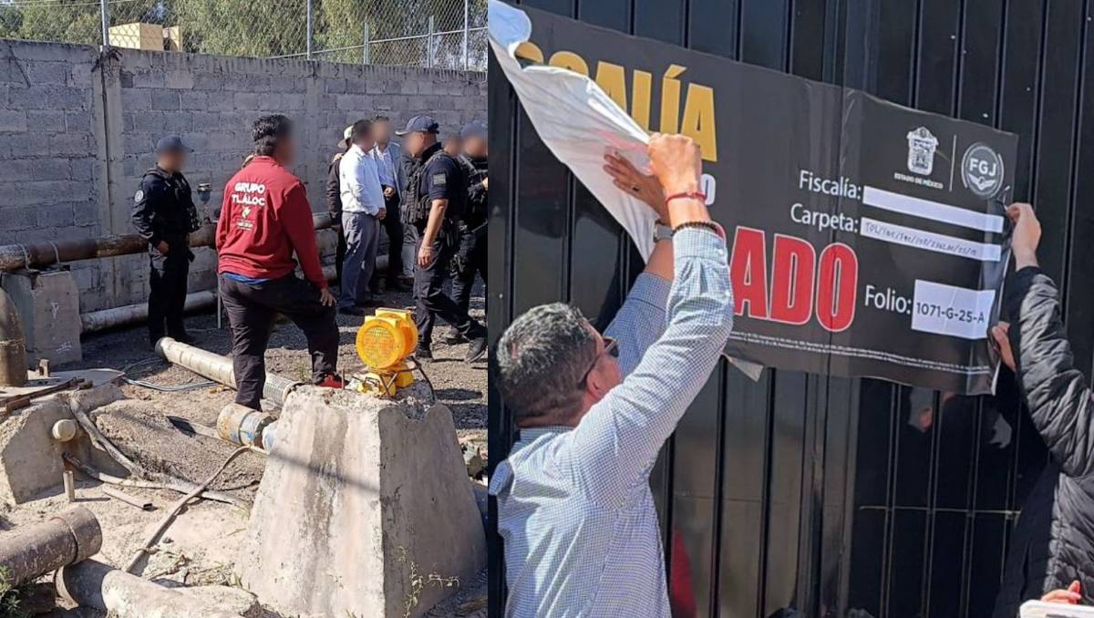 Liberan 13 pozos, tras operación contra huachicoleo de agua en Edomex