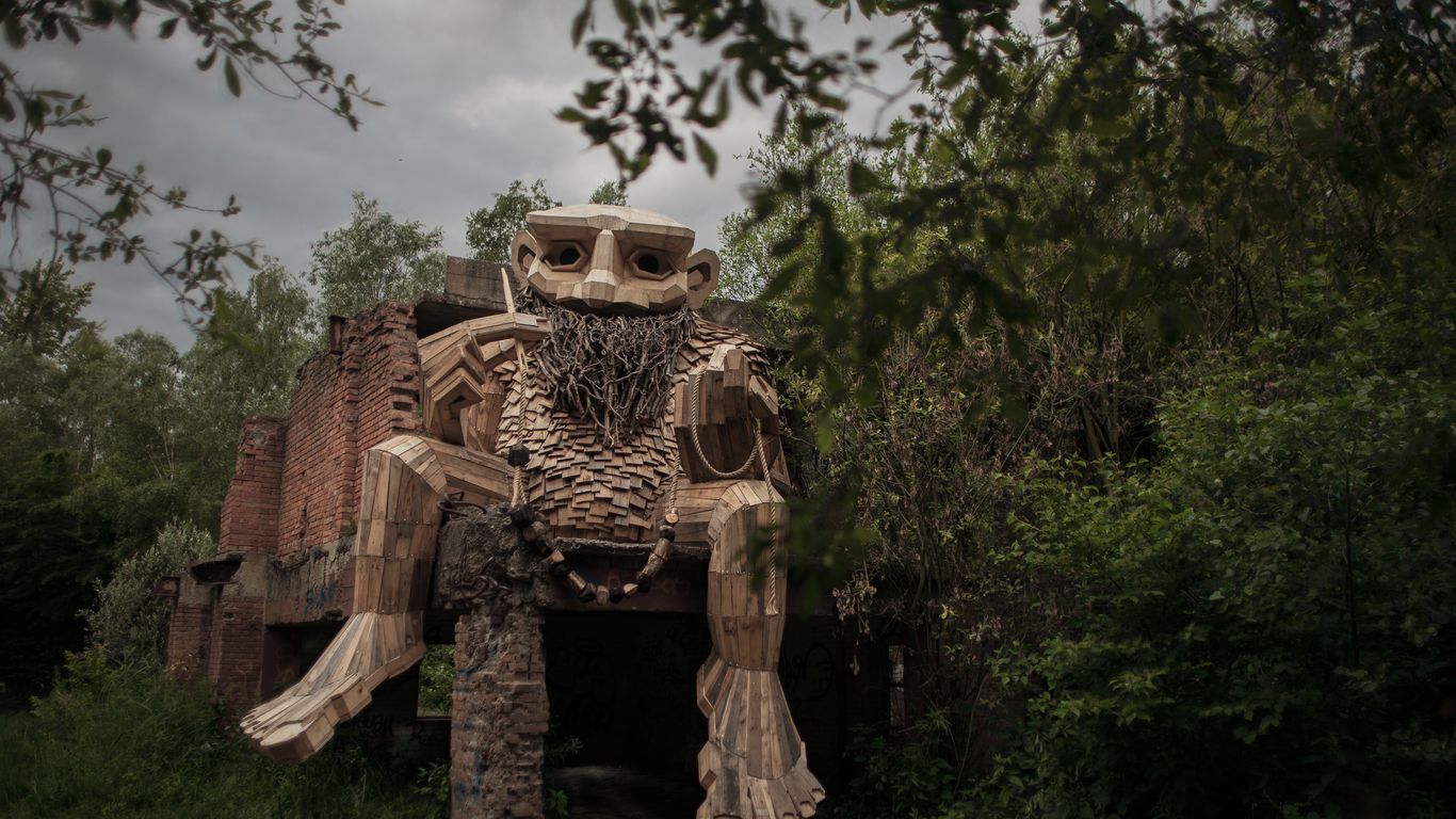 Where to find giant troll by Thomas Dambo in Charlotte