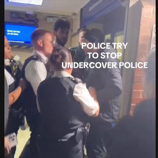 Embarrassing moment Met Police confuse undercover cops