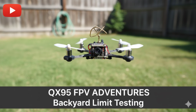 QX95 FPV Drone Backyard Flight — Exploring the Limits of Speed and Agility