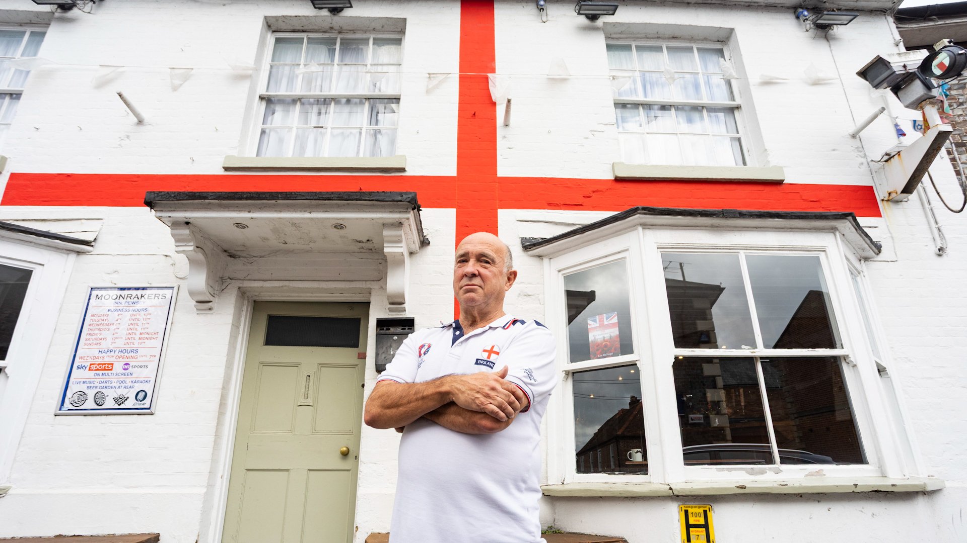 Council may force pub to paint over St George Cross after complaint