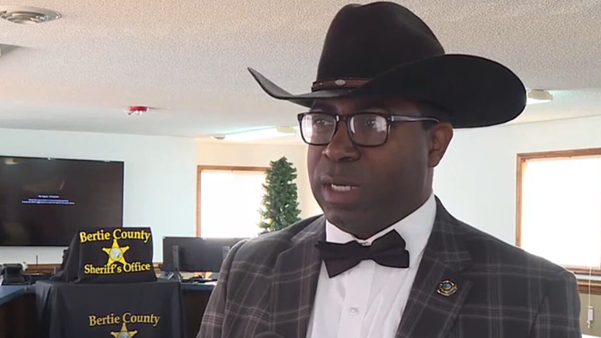 Bertie County Sheriff Tyrone Ruffin announces bid for re-election