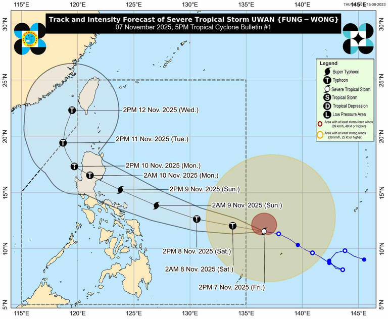 The deadliest risks of potential super typhoon Uwan (Fung-Wong), explained