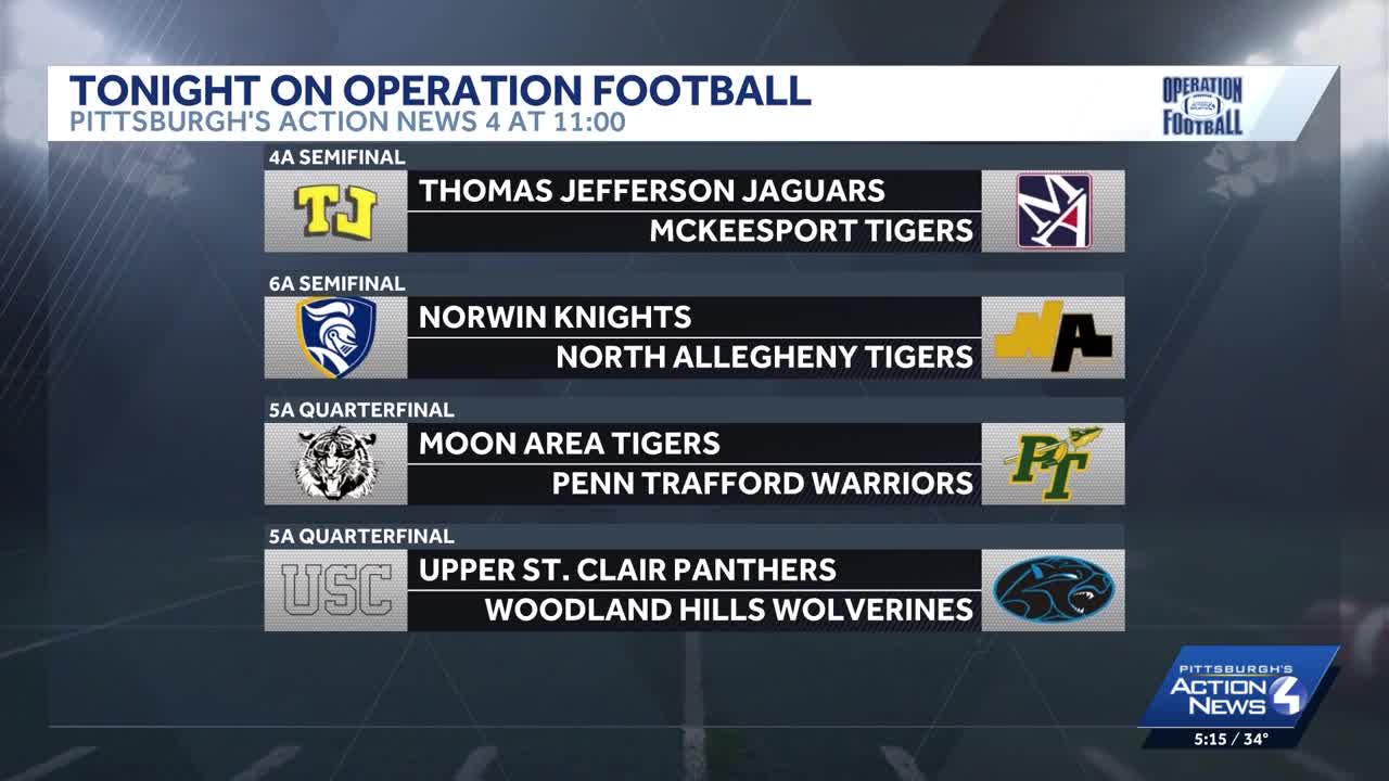 Operation Football: Featured WPIAL playoff games for November 7