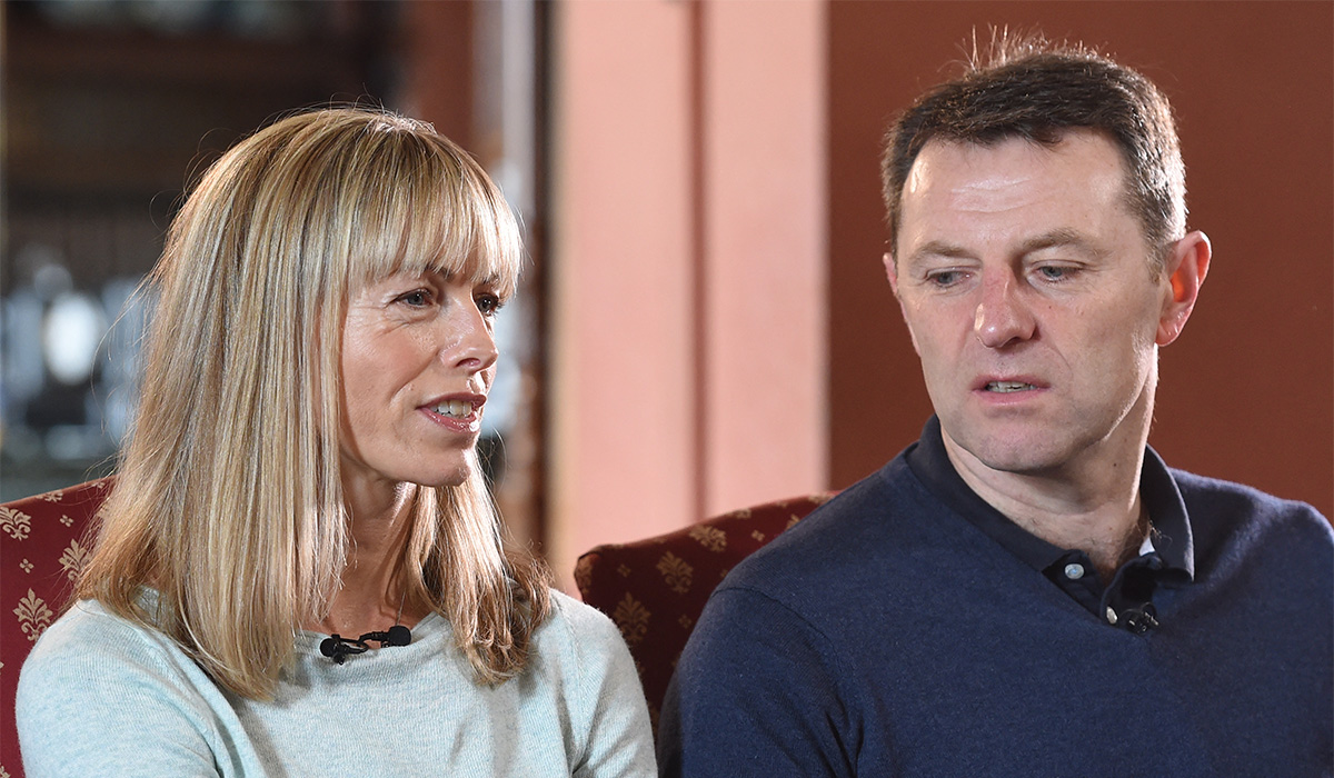Kate and Gerry McCann. Pic: Joe Giddens/Pool/AFP via Getty Images