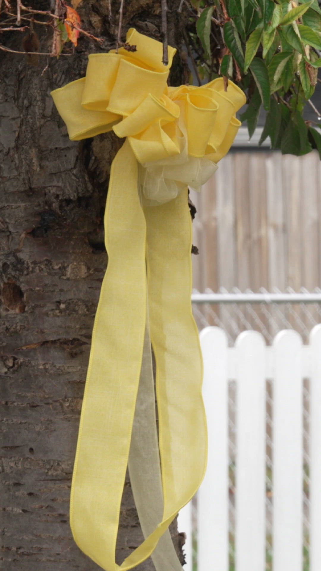 Neighbors in Louisville hang yellow ribbons in mourning of plane crash