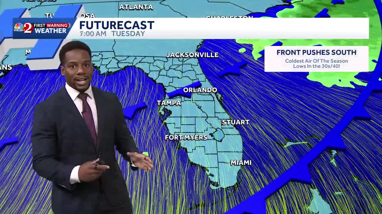Coldest Air of the Season So Far | Central Florida Wind Chill Values in ...