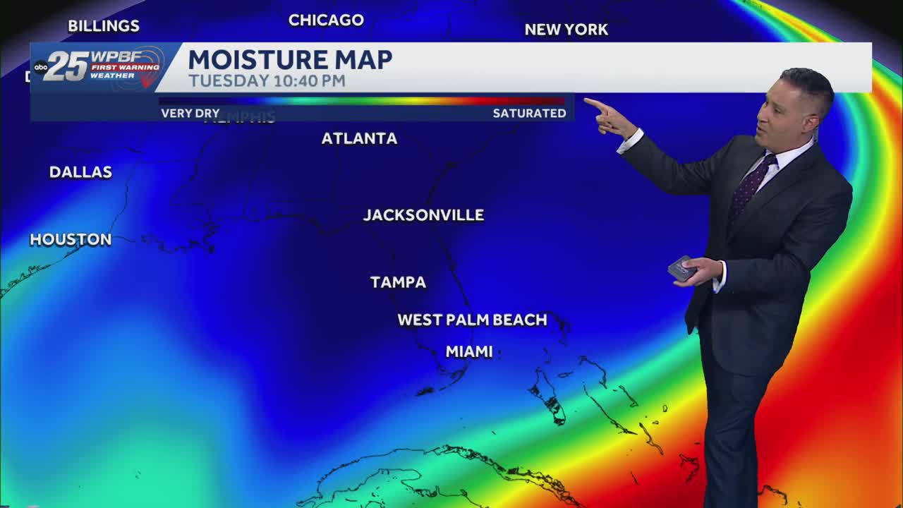 Strong cold front will drop temps to low 40s and 50s in South Florida