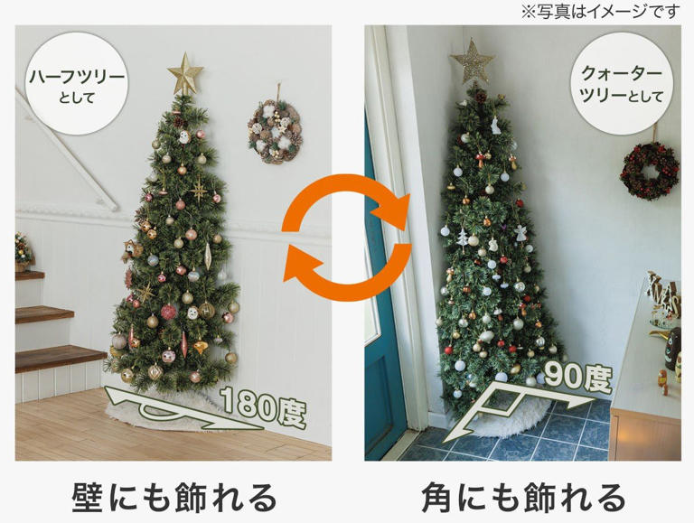 組み立てて→かぶせて→完成！ニトリ「スリーステップツリー」手間いら