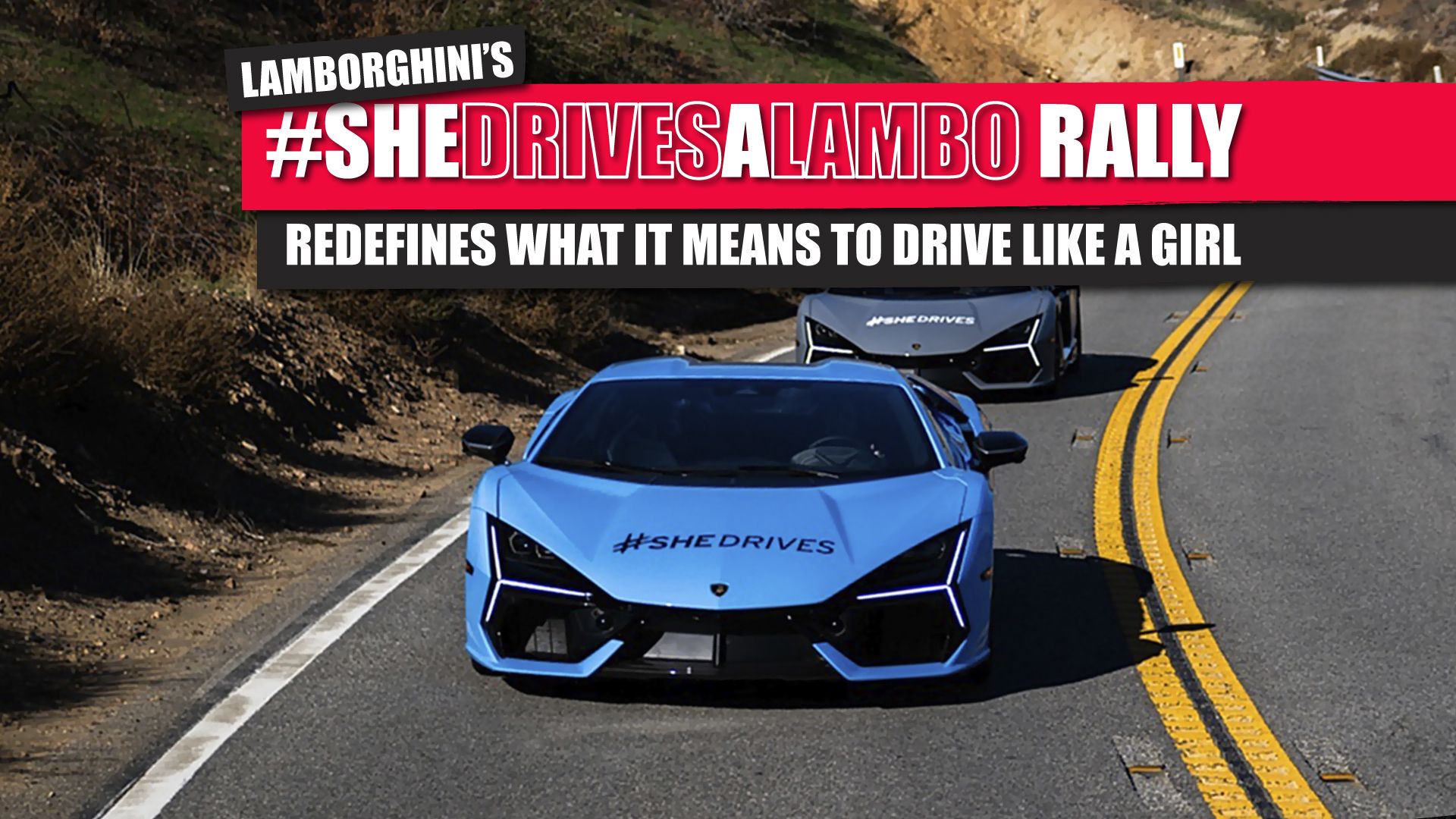 Lamborghini’s #SheDrivesALambo Rally Showcases The 1,001-HP Revuelto