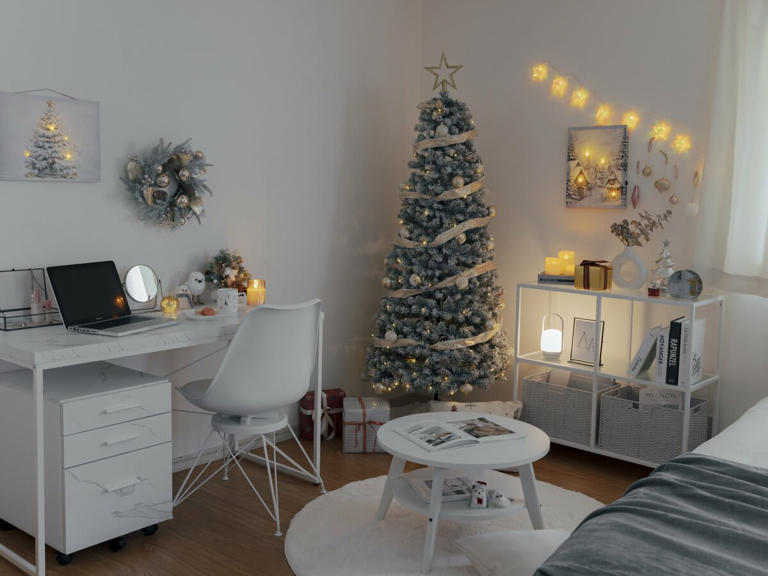 ニトリ スリーステップツリー ポップアップセットツリー 120cm クリスマスツリー】簡単スリーステップセットツリー S120cmUSB(n5BF