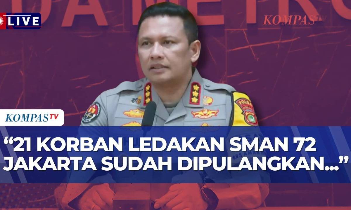 Polda Metro Jaya: Update Penanganan Pasca Ledakan di SMAN 72 Jakarta