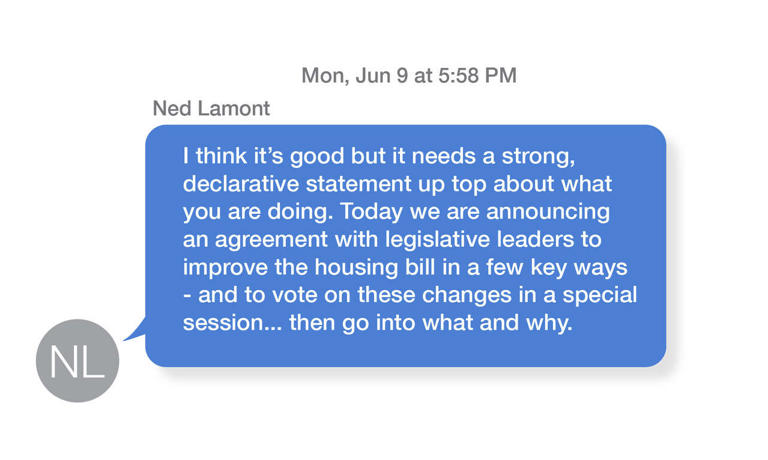 Lamont considered signing CT housing bill days before vetoing it ...