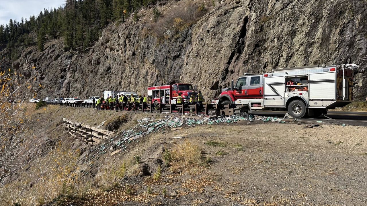 Truck driver dies after being ejected from cab in Colorado mountain crash