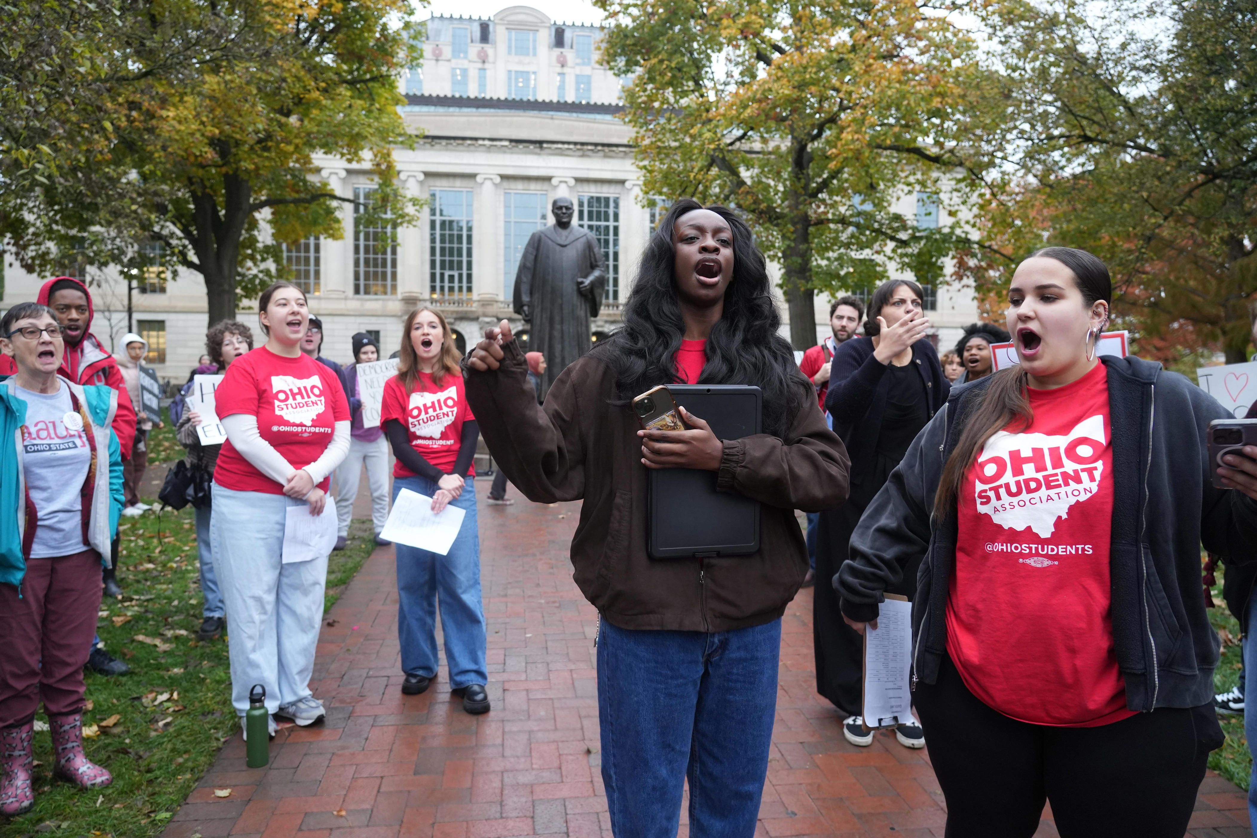 Ohio State students, faculty demand university oppose the Trump college ...