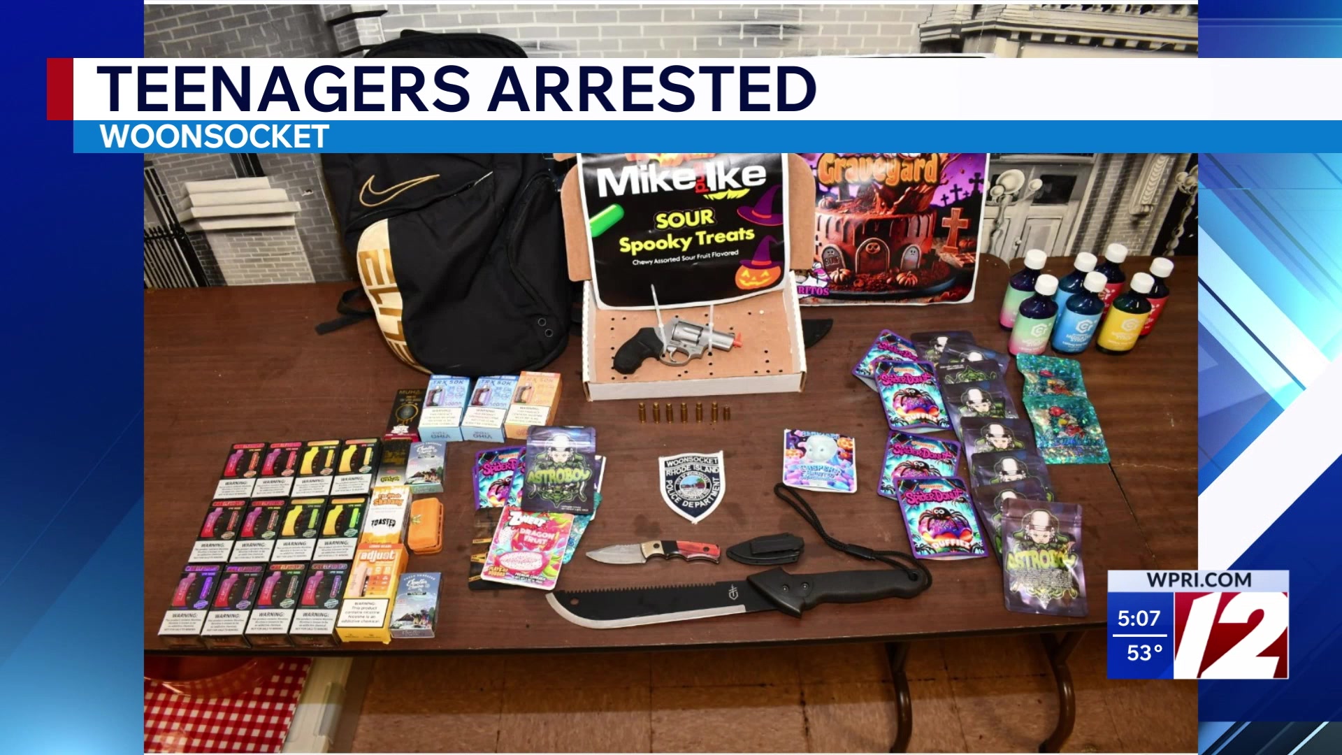 2 teens arrested following gun threat at Woonsocket High School Thursday