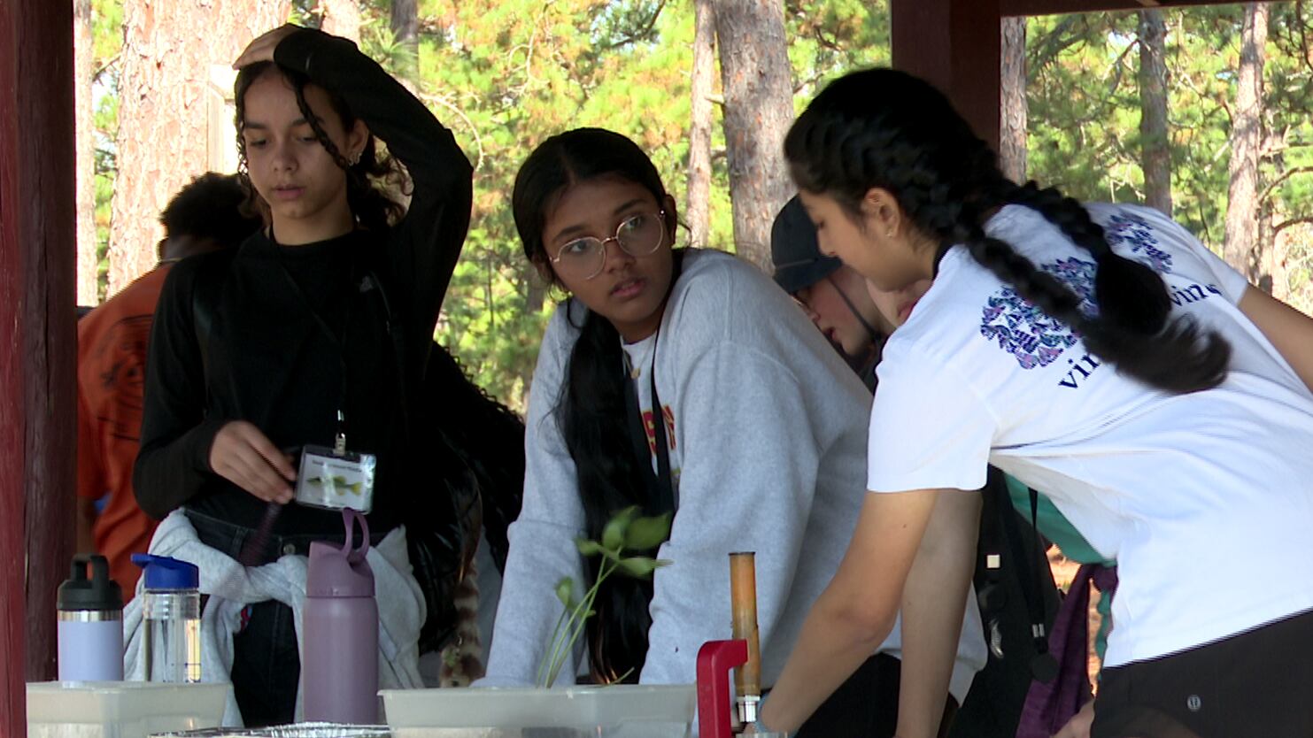 Local students participate in hands-on environmental learning with ...