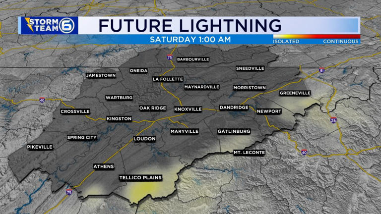 Strong storms possible Friday evening with fog later tonight