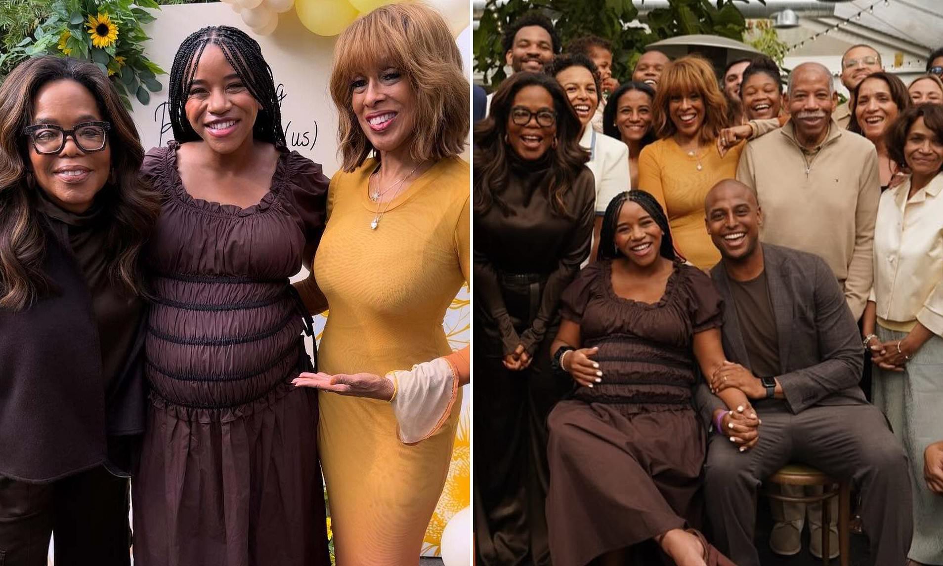 Gayle King brushes career woes aside as she celebrates news of another  grandchild
