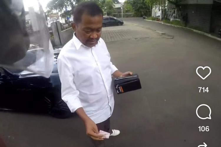 Polisi Bogor Tolak Suap Rp100 Ribu dari Pengemudi Maserati