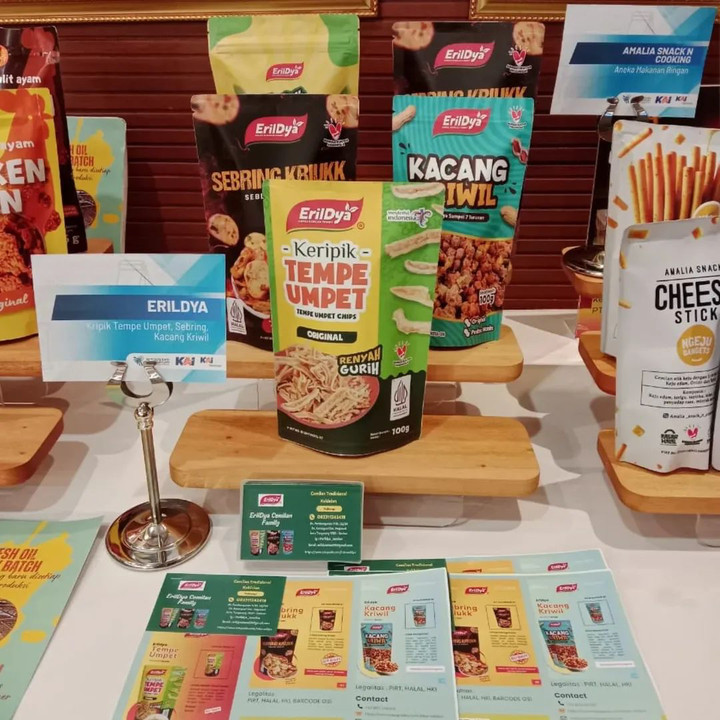 Rumah BUMN BRI Bawa UMKM "Erildya Cemilan Family" Naik Kelas