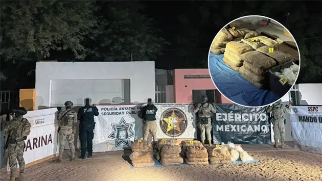 Golpe al crimen: Incautan casi media tonelada de metanfetamina en SLRC