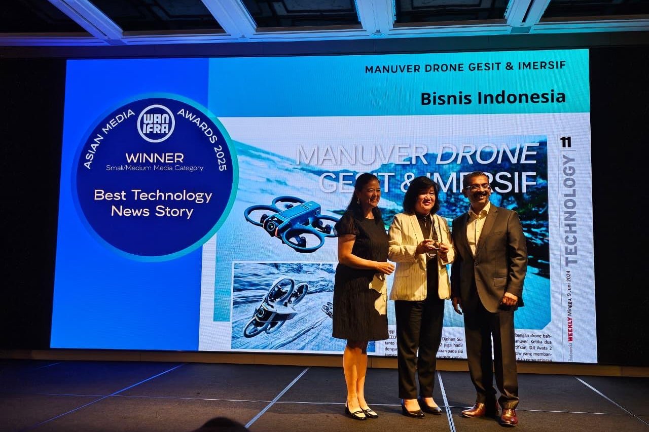 Bisnis Indonesia Meraih 5 Penghargaan Asian Media Awards 2025