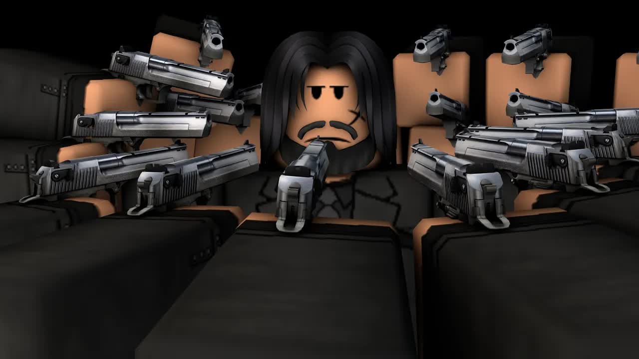I Became JOHN WICK in Combat Warriors! (Roblox)