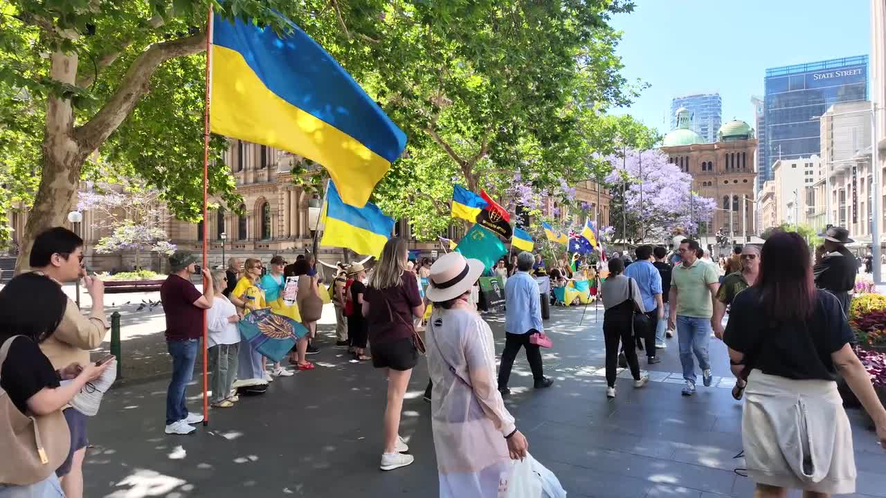 Stand with Ukraine rally - Sydney, Australia