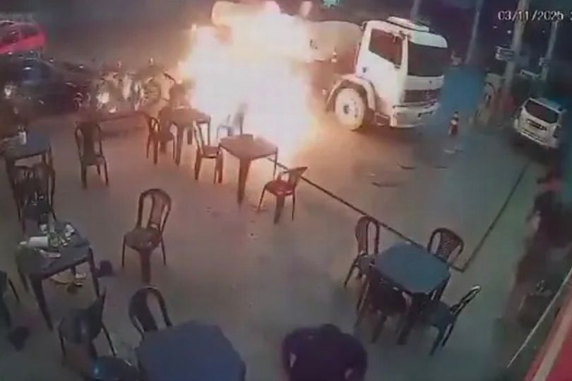 'Miracle no one died' as idiotic smoker sets petrol station on fire ...