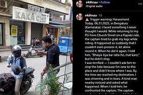 Bengaluru woman speaks out after alleged harassment by bike taxi driver