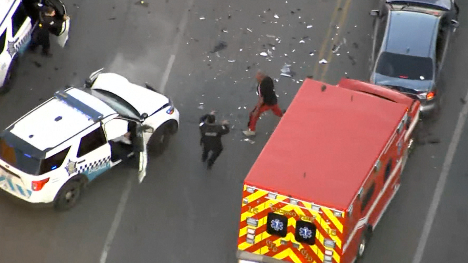 Police chase stolen ambulance