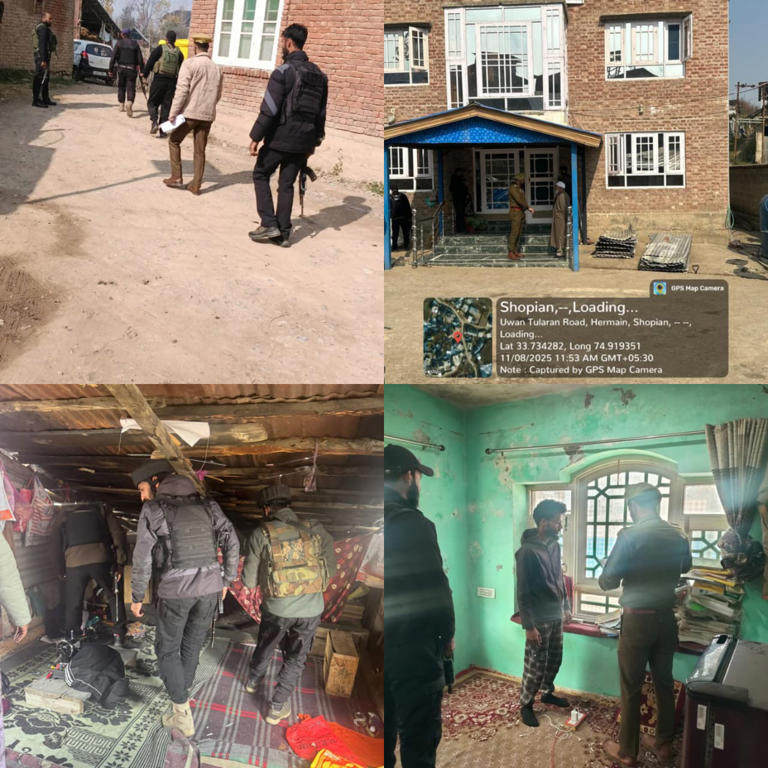 Searches continue in Shopian for second consecutive day
