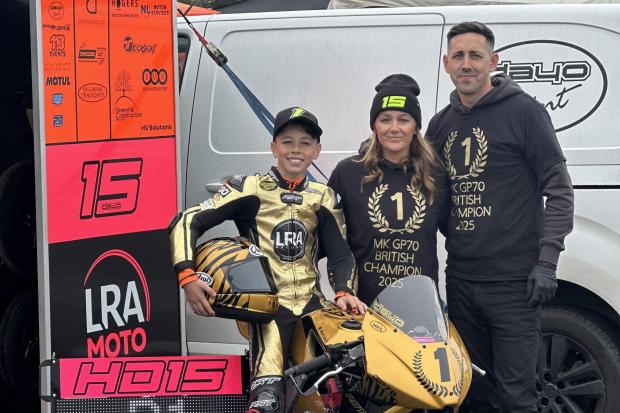 Teenager overcomes challenges to be crowned junior racing champion