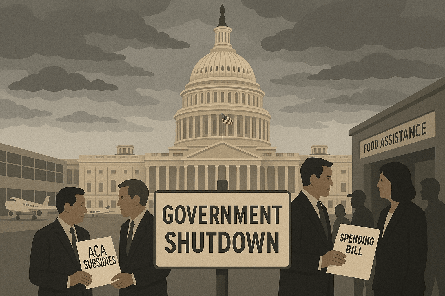 Senate Democrats scale back demands in bid to end historic US ...